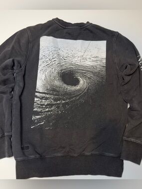 Ksubi New World Order Black Crewneck Sweatshirt Size: XS